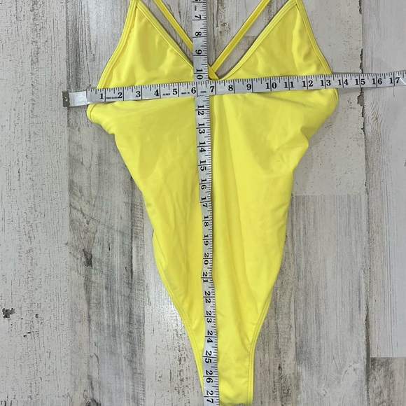 SHEIN One Piece Swimsuit High Hip Bright Summer Swim Bathing Suit Size Medium - Picture 7 of 16